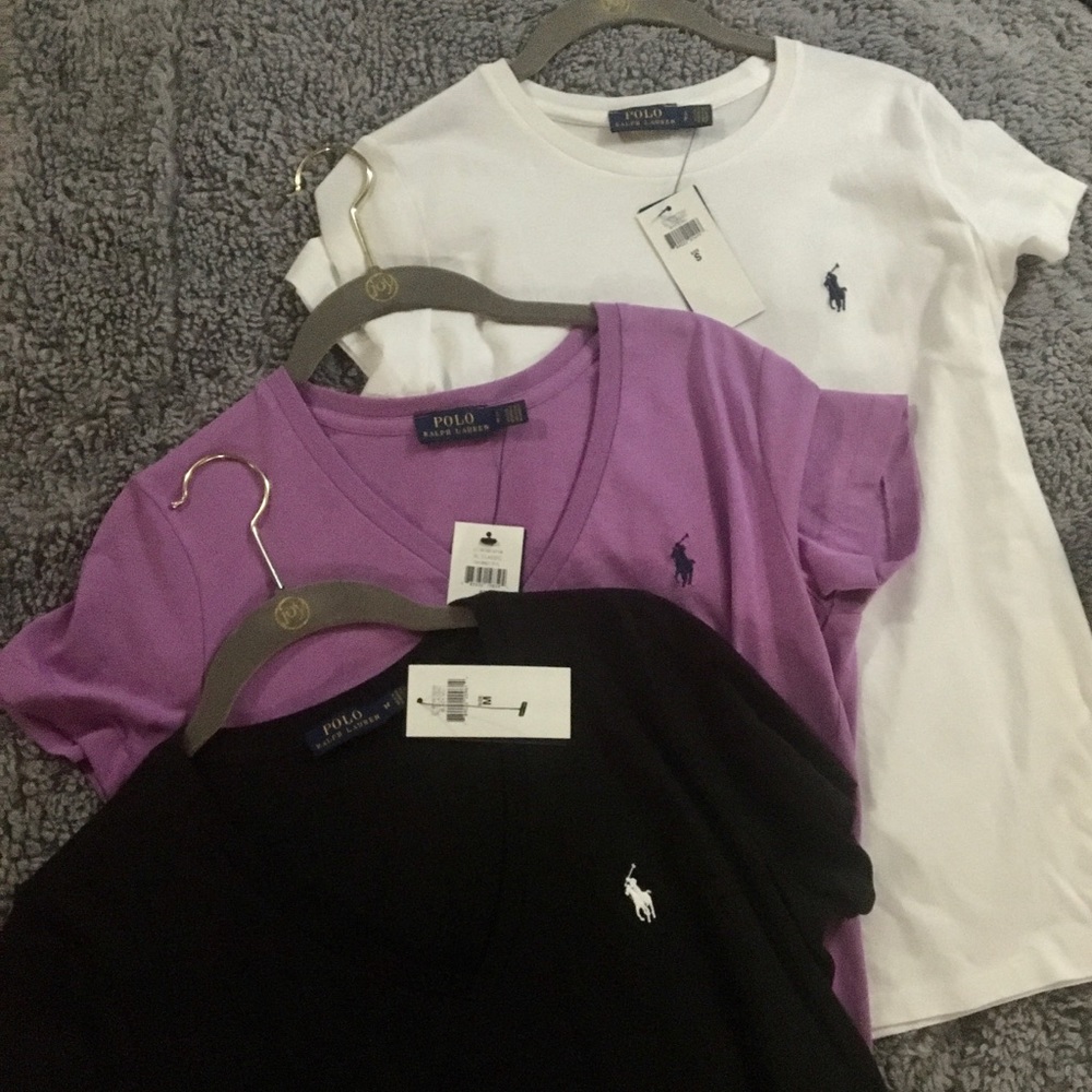 Women’s short sleeved polo shirts